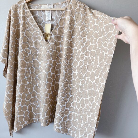 Michael Kors top cape L/XL Nwt - Picture 4 of 12